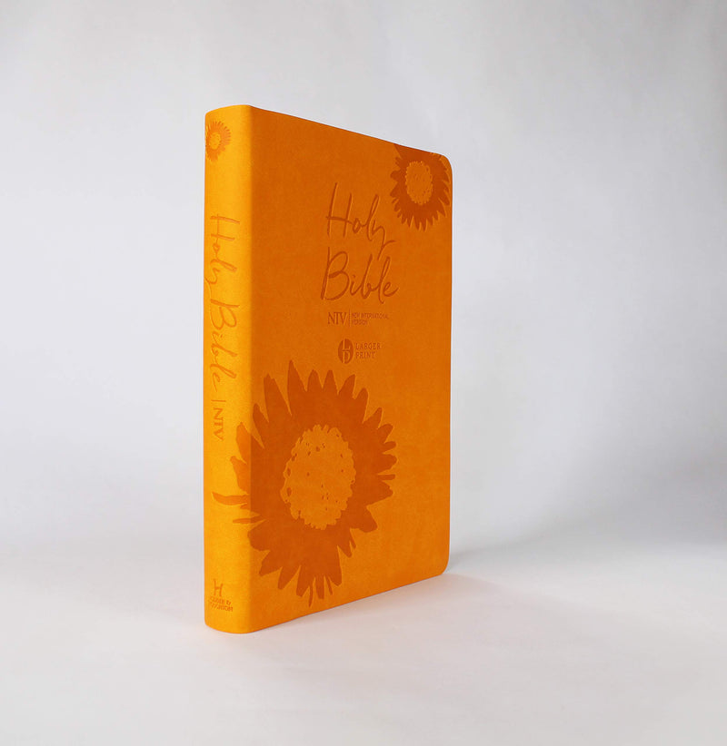 NIV Larger Print Bible, Sunflowers - Re-vived