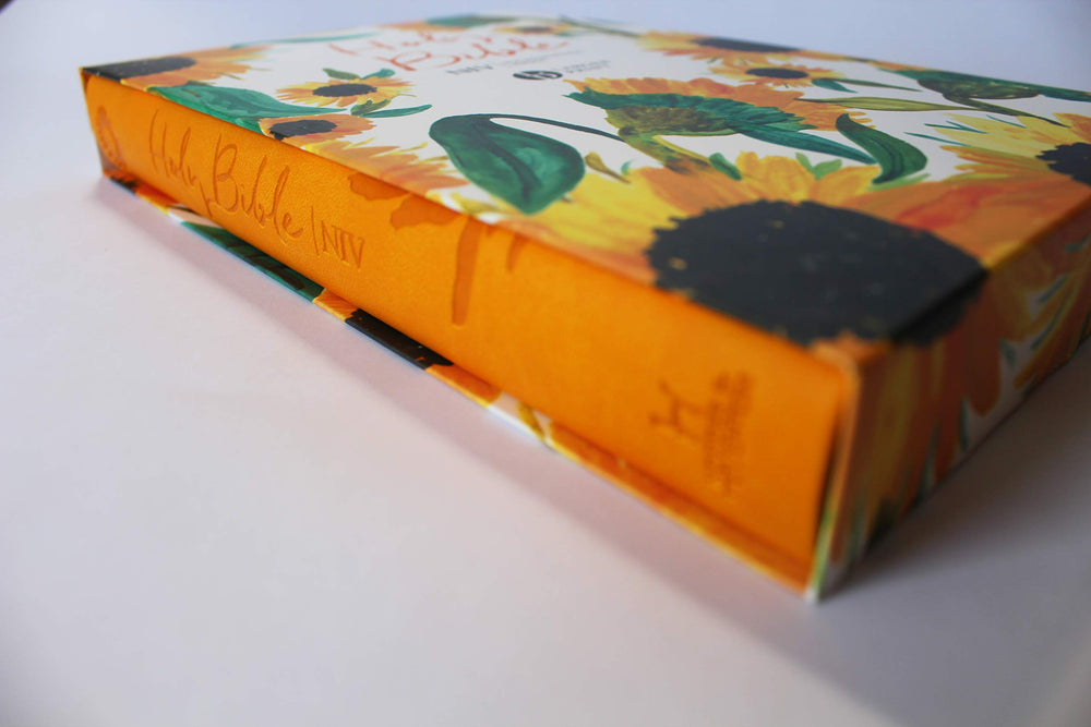 NIV Larger Print Bible, Sunflowers - Re-vived