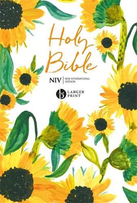 NIV Larger Print Bible, Sunflowers
