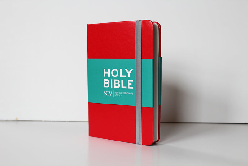 NIV Thinline Soft-Tone Bible, Red - Re-vived