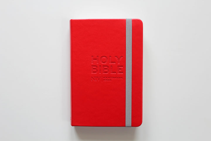 NIV Thinline Soft-Tone Bible, Red - Re-vived