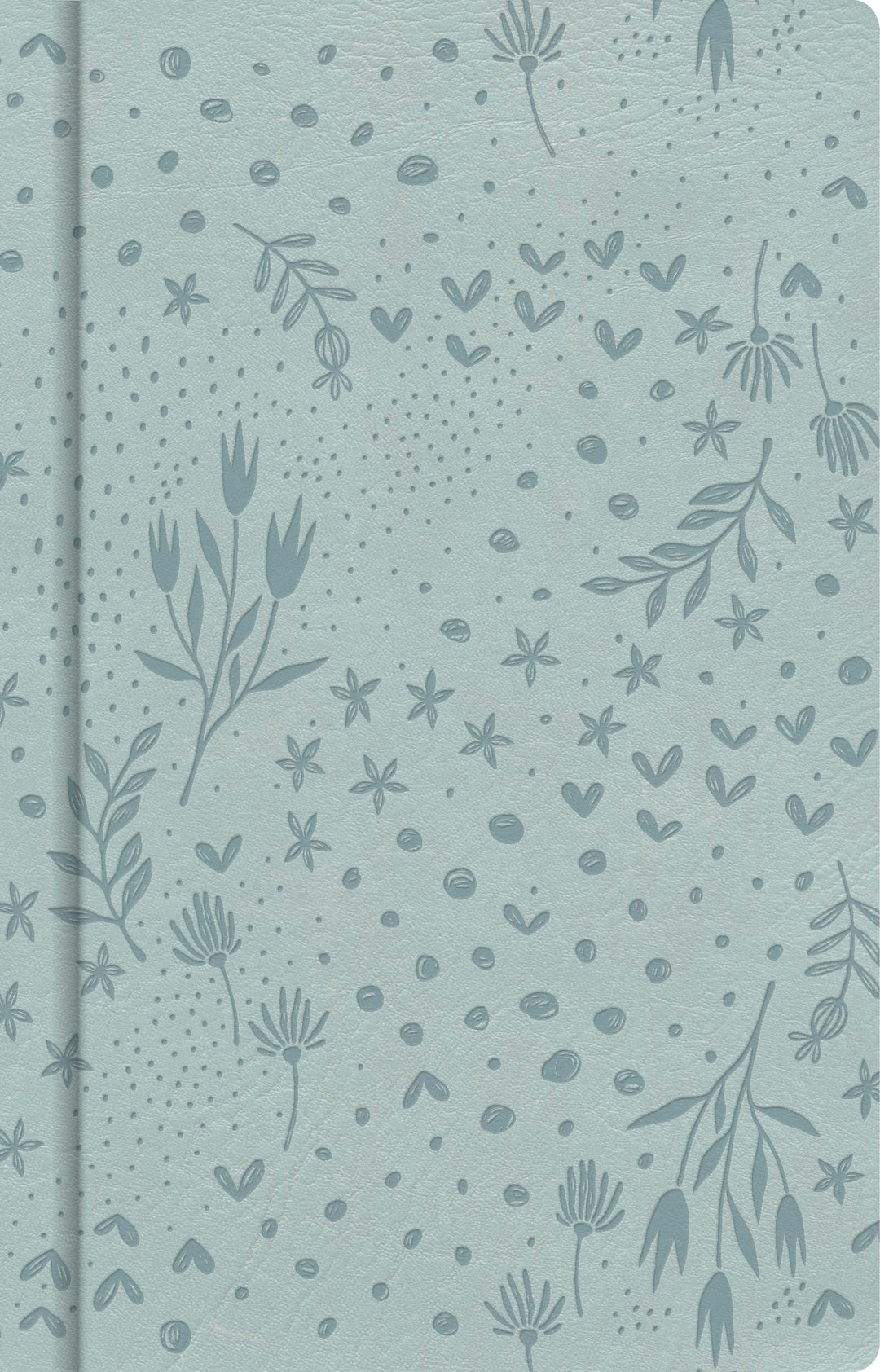 Pale Blue Floral, Journal - Re-vived
