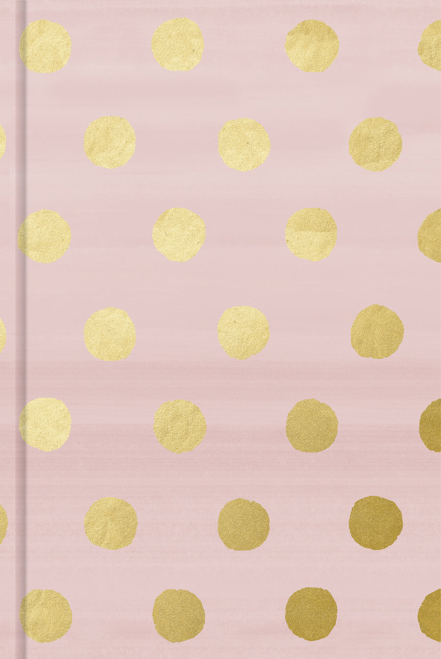 Pink with Gold Dots, Journal - Re-vived