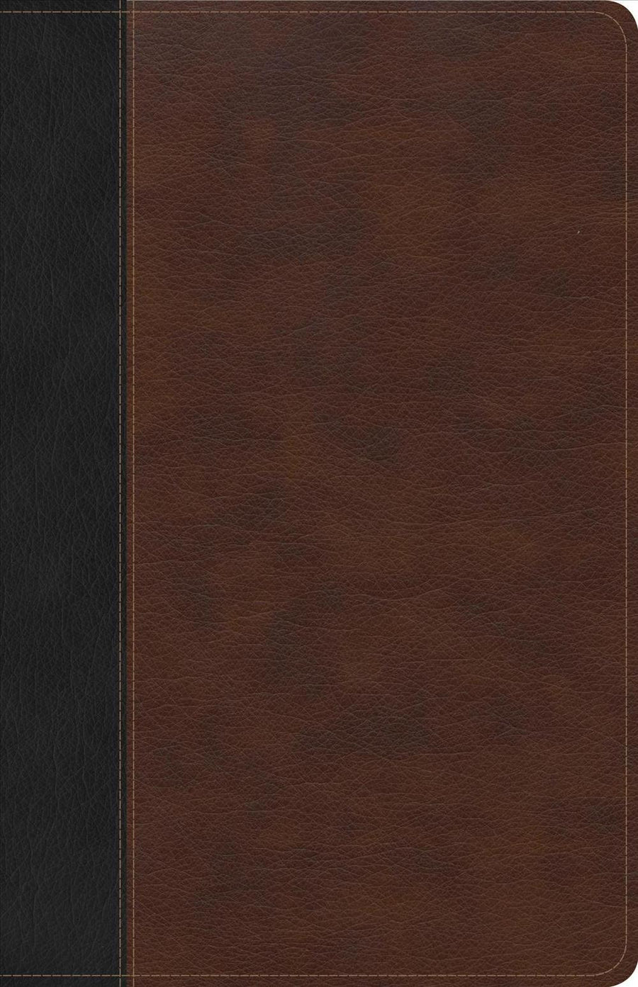 CSB Ultrathin Bible, Brown/Black Leathertouch - Re-vived