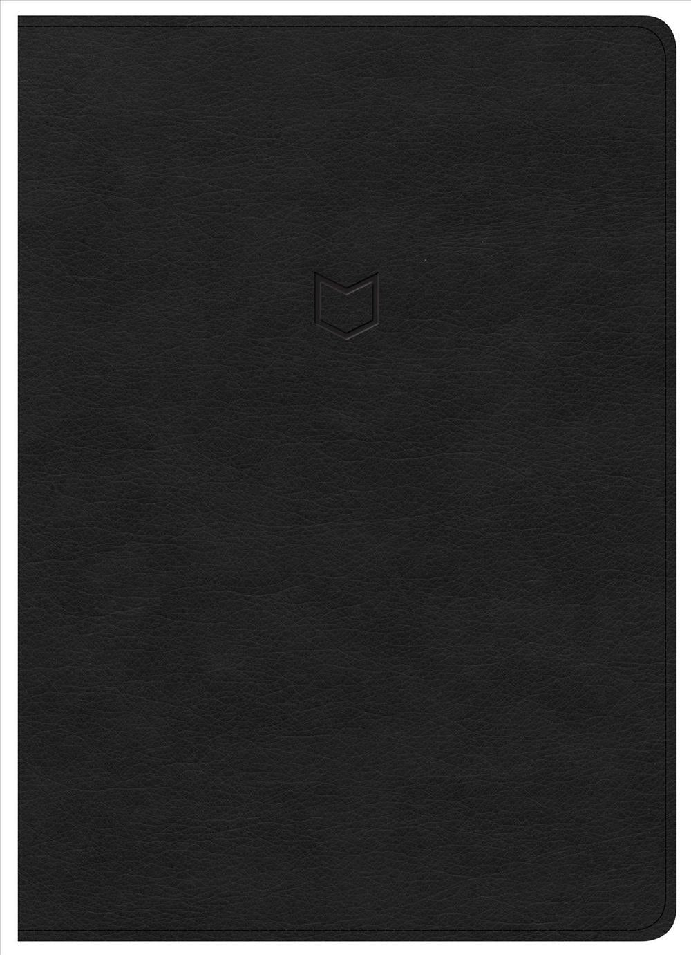CSB He Reads Truth Bible, Black Leathertouch Indexed - Re-vived