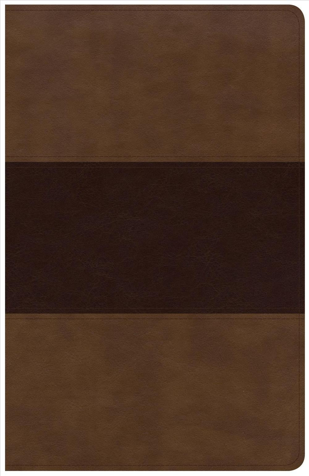KJV Large Print Personal Size Reference Bible, Saddle Brown - Re-vived
