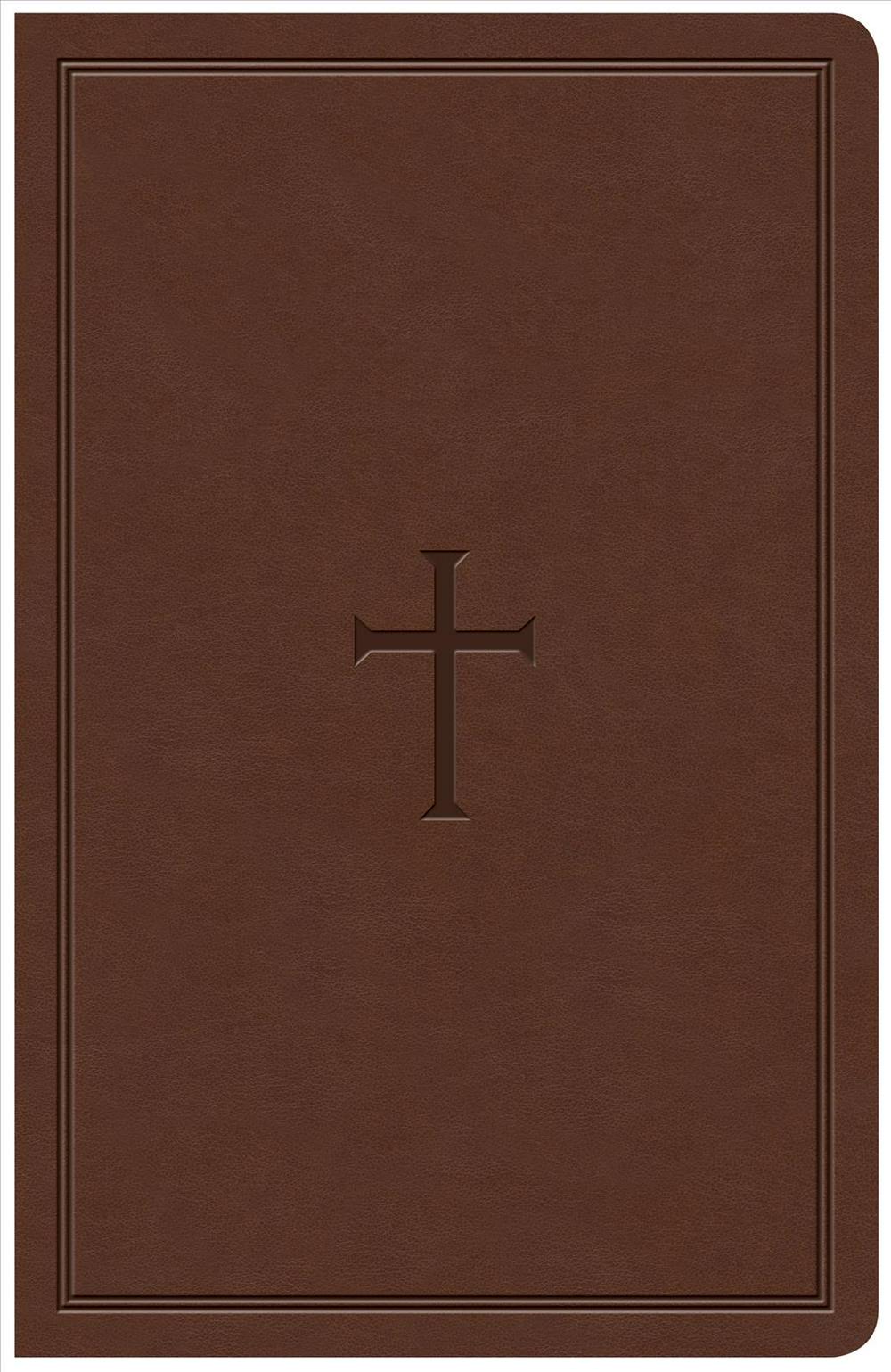 KJV Large Print Personal Size Reference Bible, Brown - Re-vived