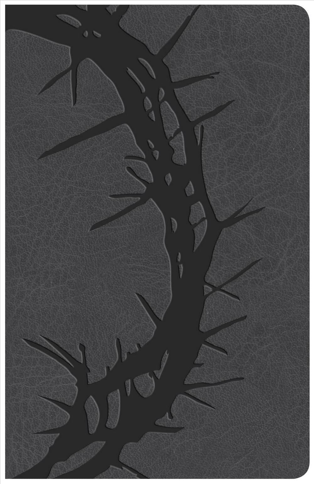 KJV Large Print Personal Size Reference Bible, Charcoal - Re-vived