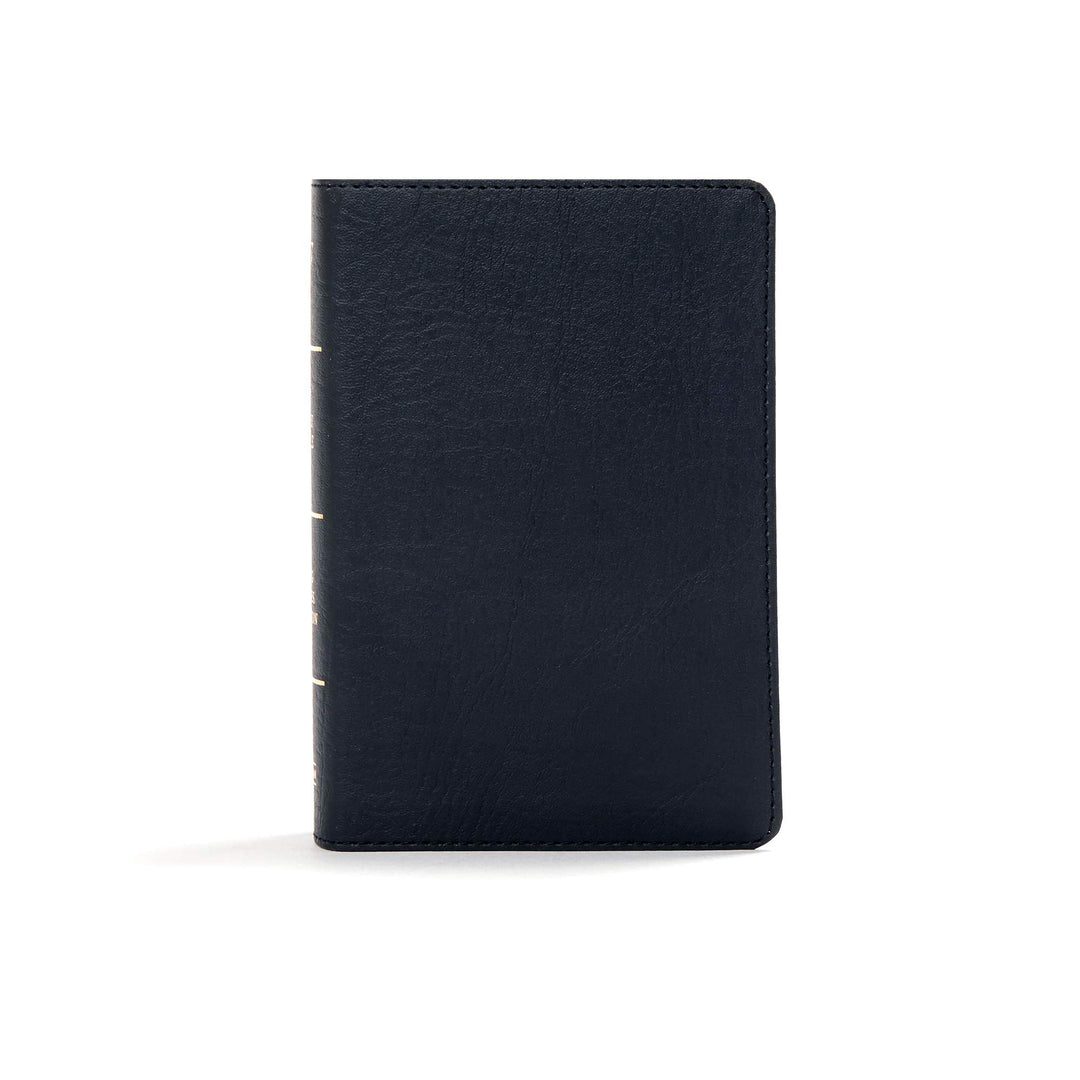 KJV Large Print Compact Reference Bible, Black LeatherTouch - Re-vived