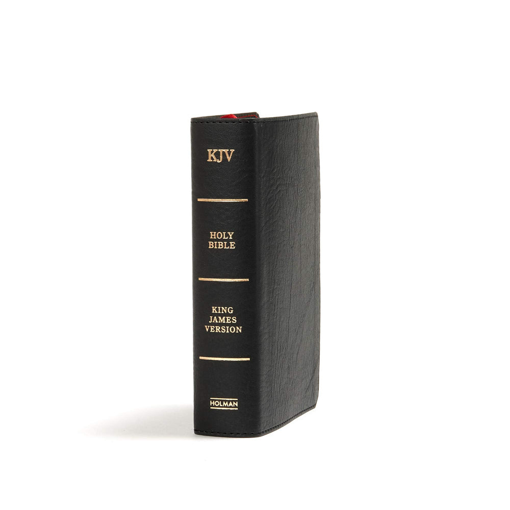 KJV Large Print Compact Reference Bible, Black LeatherTouch - Re-vived