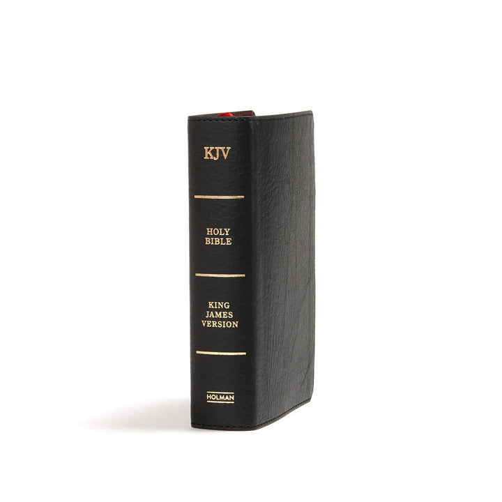 KJV Large Print Compact Reference Bible, Black LeatherTouch - Re-vived