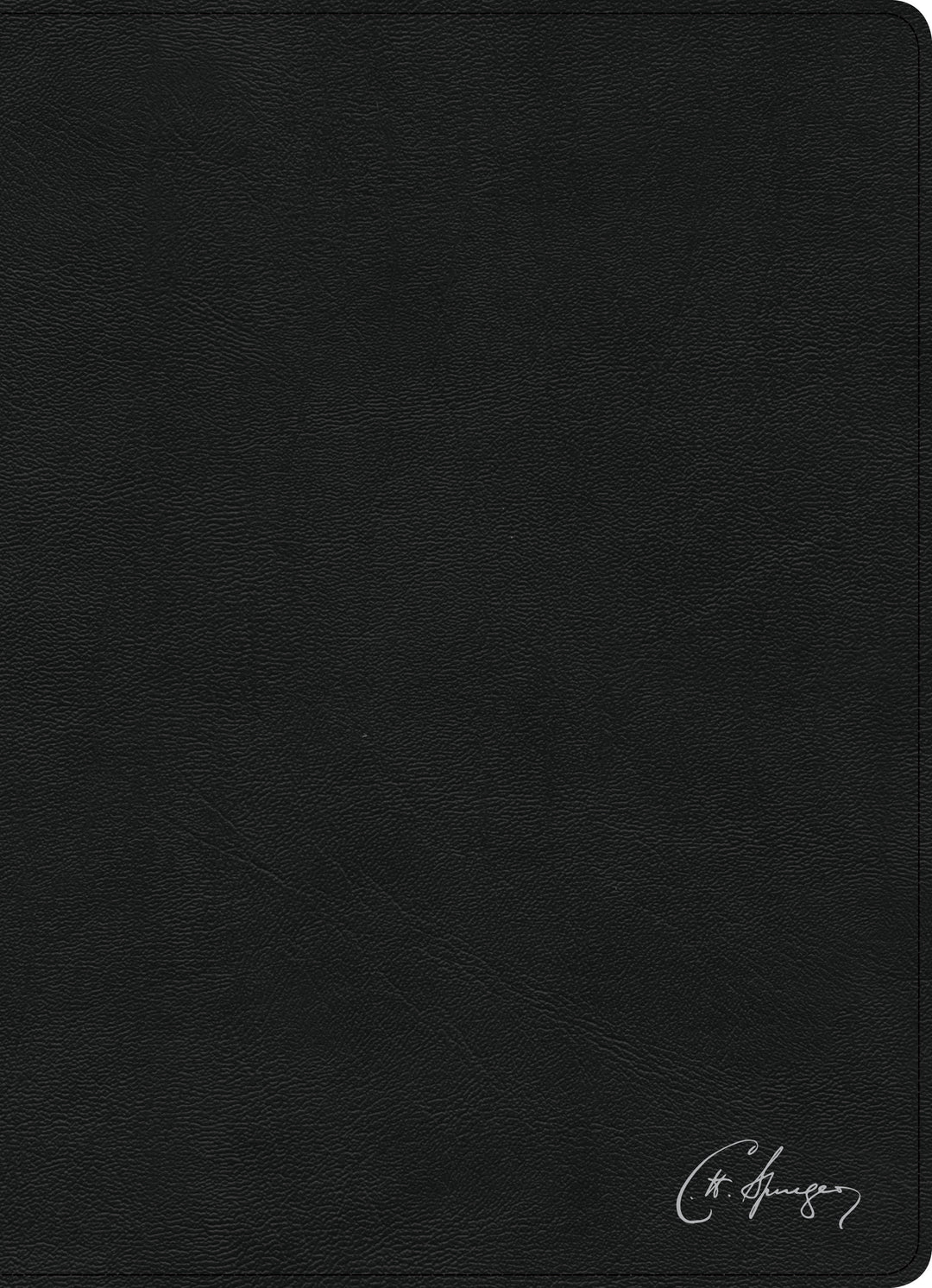 RVR 1960 Biblia de estudio Spurgeon, negro piel genuina - Re-vived