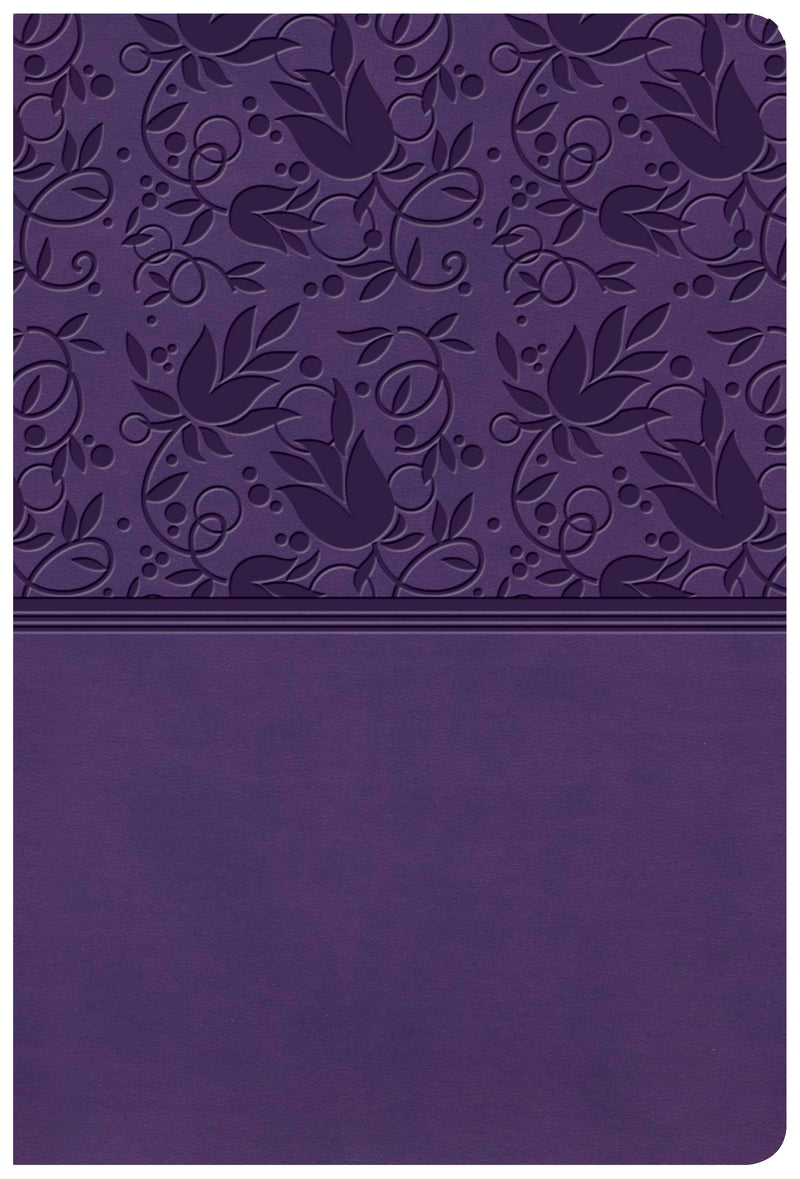 KJV Giant Print Reference Bible, Purple LeatherTouch, Indexe