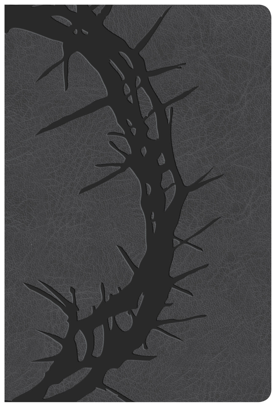 KJV Giant Print Reference Bible, Charcoal LeatherTouch - Re-vived