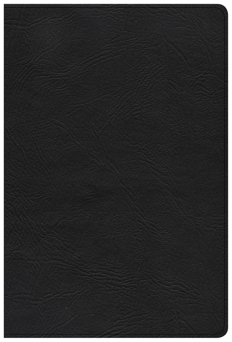 KJV Giant Print Reference Bible, Black Genuine Leather