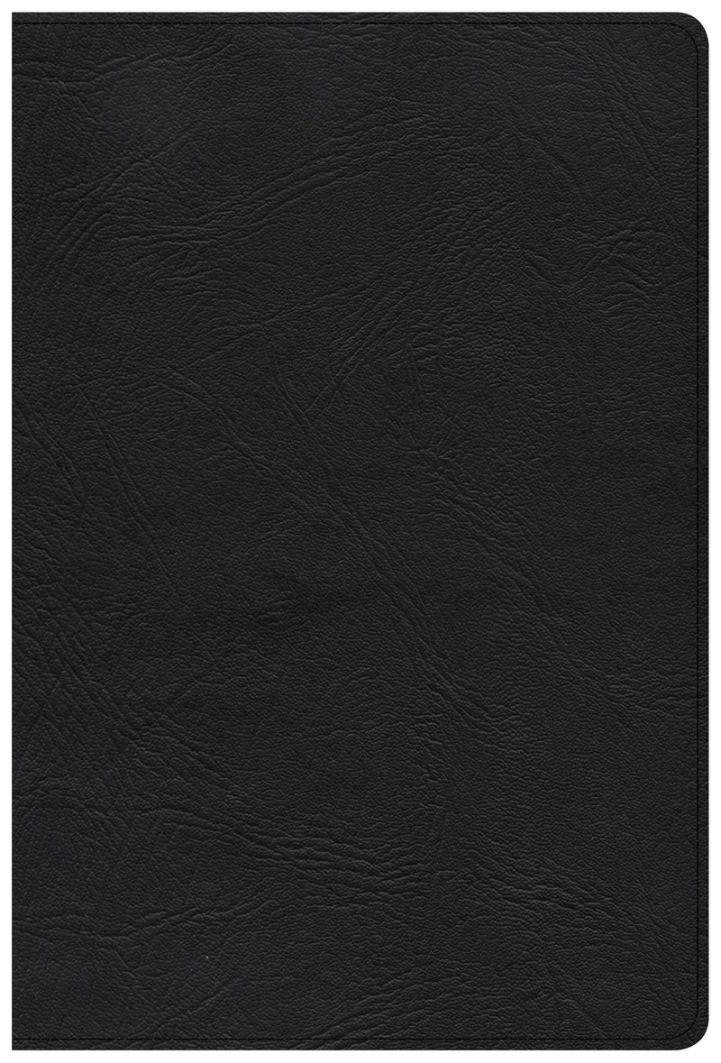 KJV Giant Print Reference Bible, Black Genuine Leather, Inde
