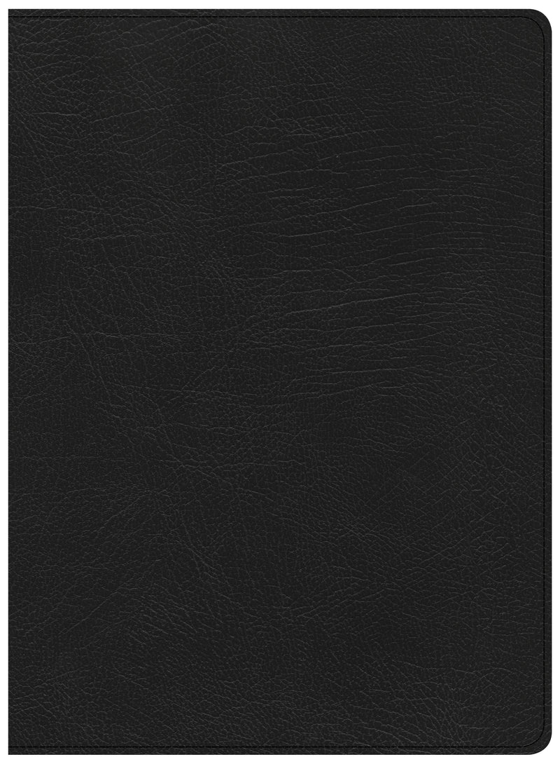 CSB Life Essentials Study Bible, Black Genuine Leather, Inde - Re-vived