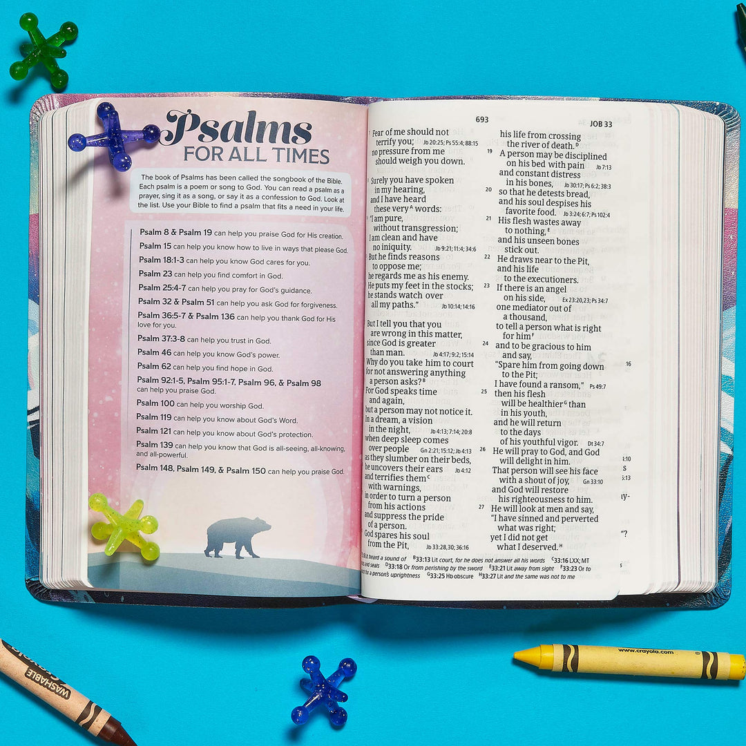 CSB Kids Bible, Narwhal LeatherTouch - Re-vived