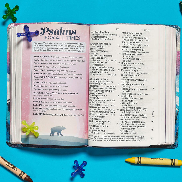 CSB Kids Bible, Narwhal LeatherTouch - Re-vived