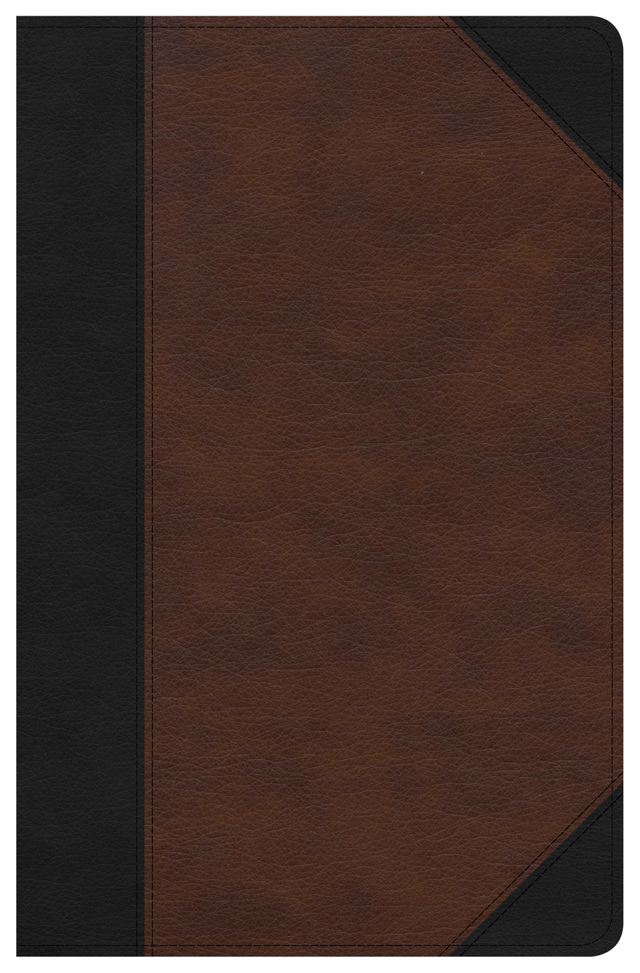 CSB Ultrathin Reference Bible, Black/Tan, Deluxe Edition - Re-vived