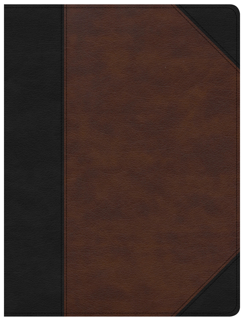 CSB Tony Evans Study Bible, Black/Brown LeatherTouch - Re-vived