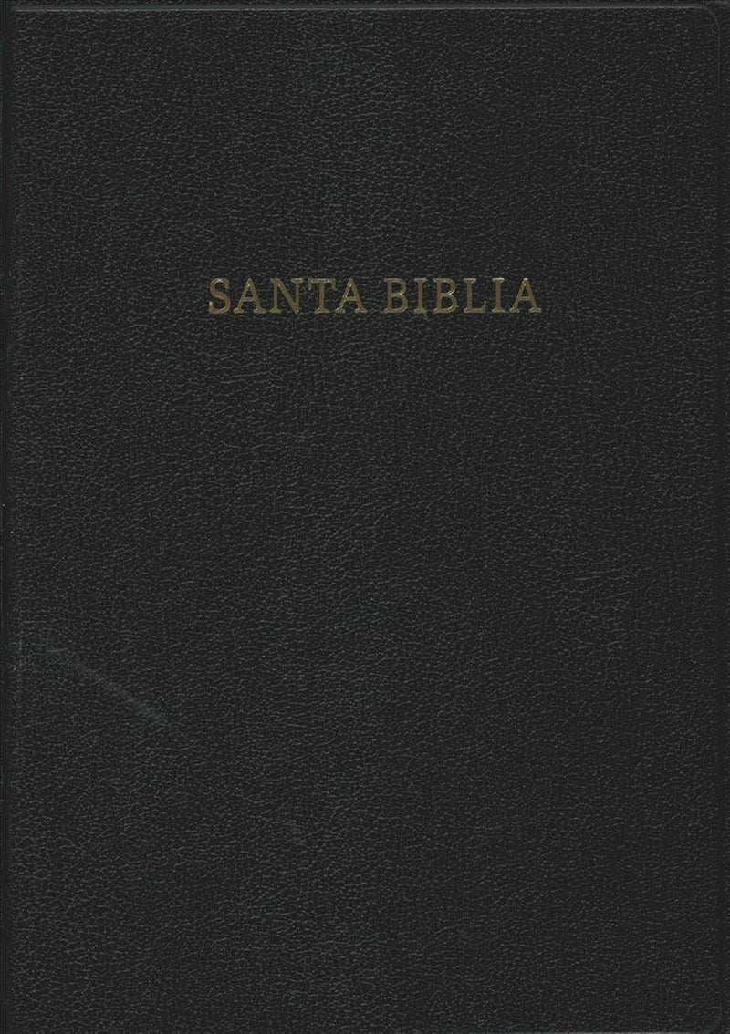 RVR 1960 Biblia letra sper gigante, negro imitacin piel