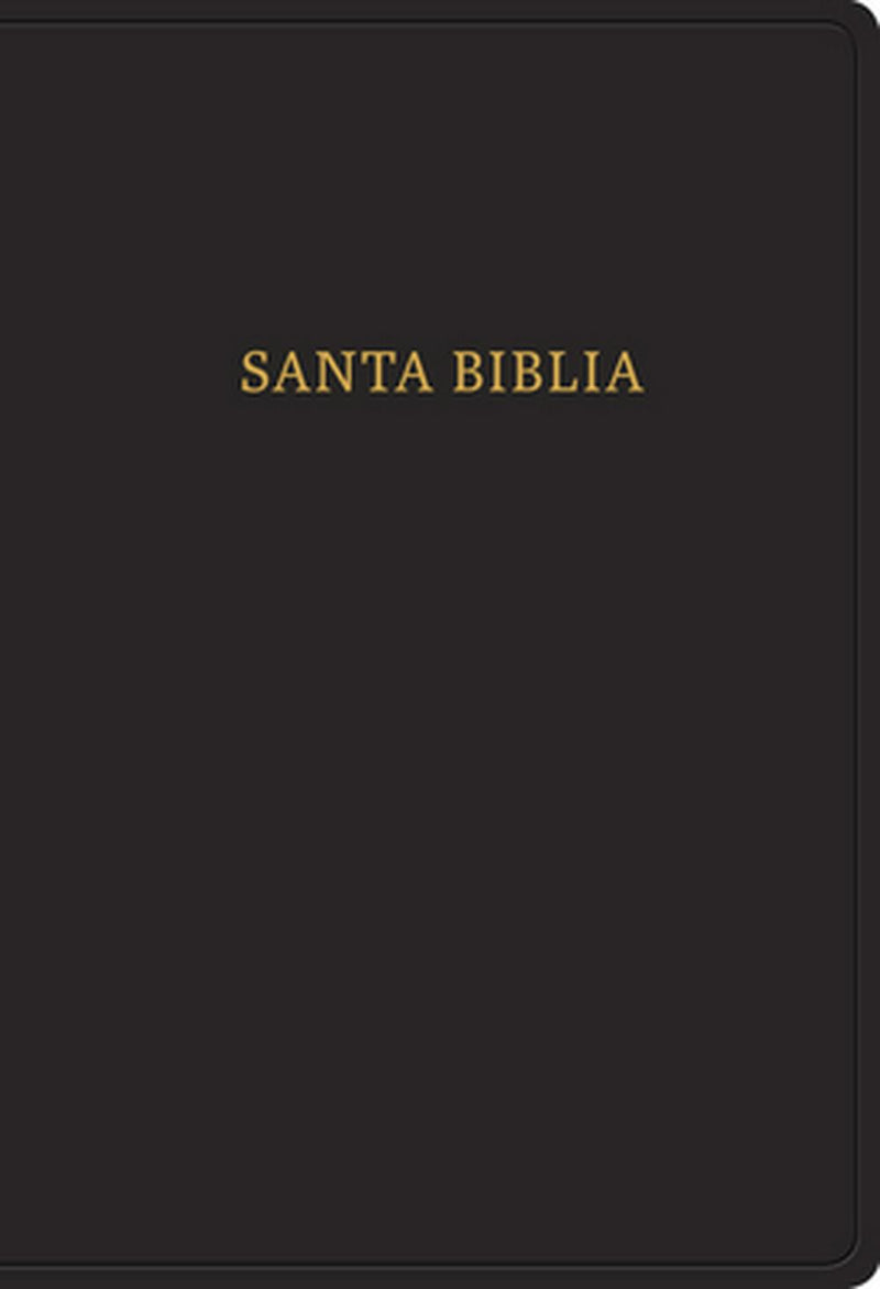 RVR 1960 Biblia letra sper gigante, negro imitacin piel co