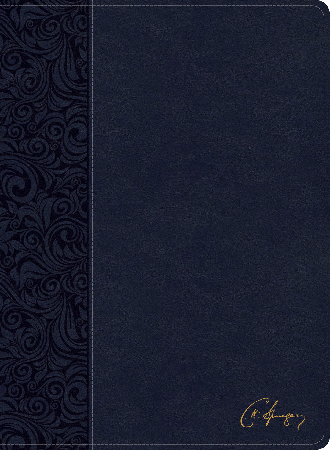 CSB Spurgeon Study Bible, Navy LeatherTouch - Re-vived