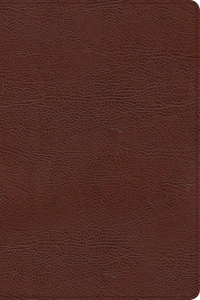CSB Verse-by-Verse Reference Bible, Brown Bonded Leather - Re-vived