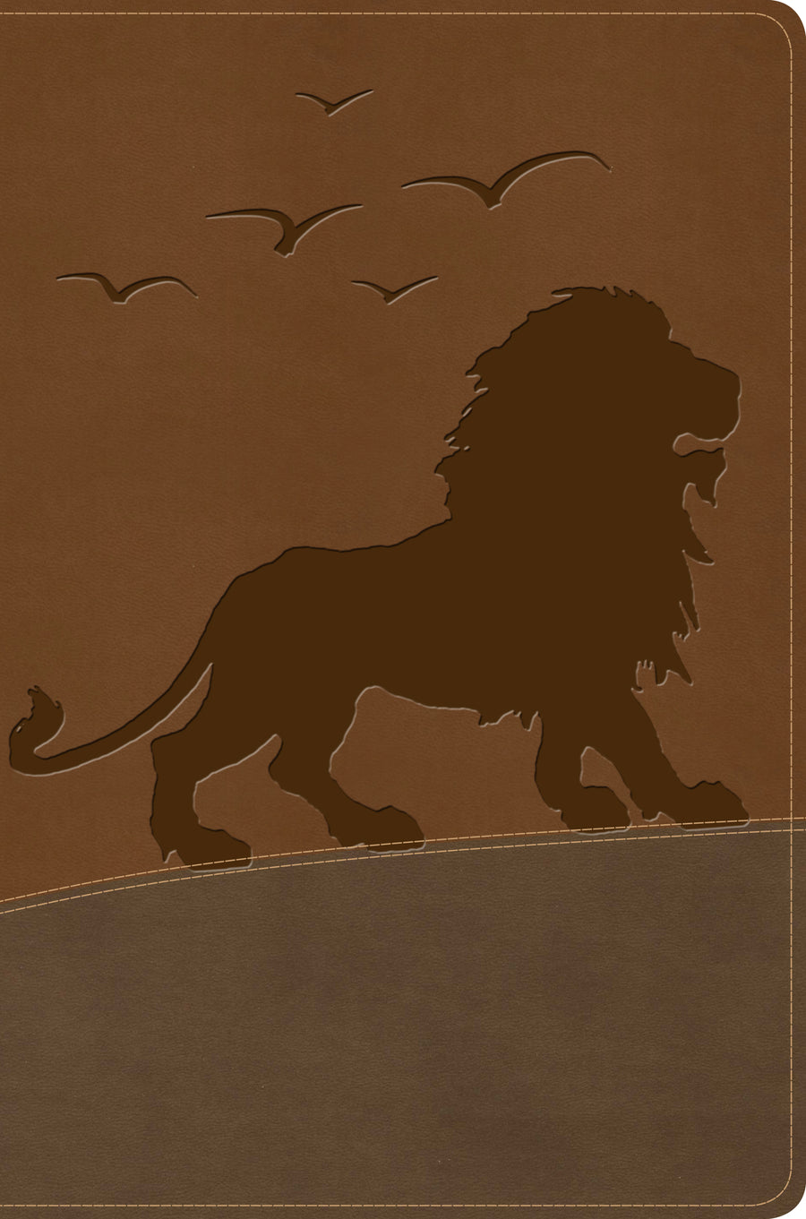 KJV One Big Story Bible, Brown Lion LeatherTouch - Re-vived