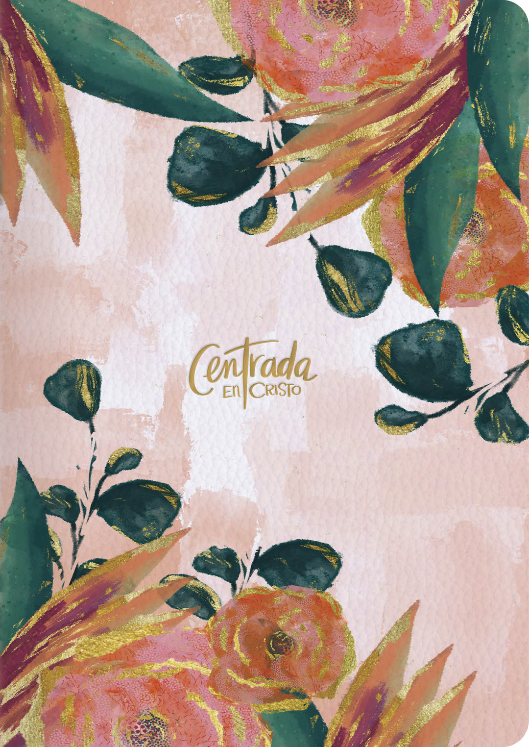 RVR1960 Centrada en Cristo, floral simil piel: Biblia Devocional Para Mujeres - Re-vived