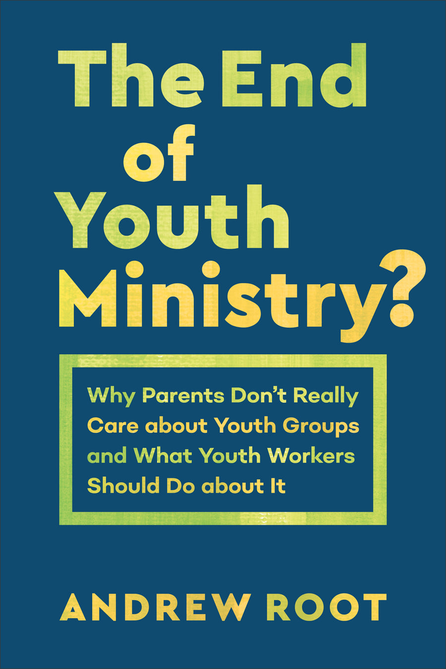 The End of Youth Ministry? - Re-vived