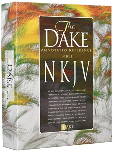 NKJV Dake Bible, Burgundy Bonded Leather