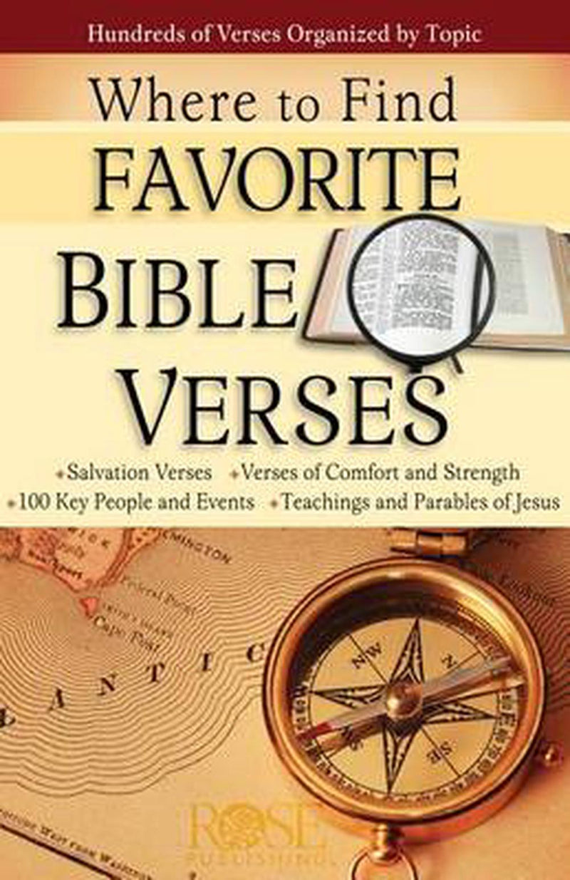 Where to Find Favourite Bible Verses (pack of 5)