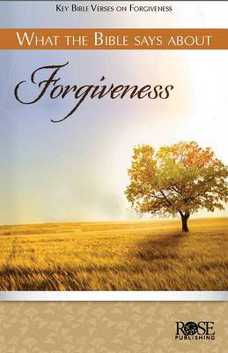 What the Bible Says About Forgiveness (pack of 5)
