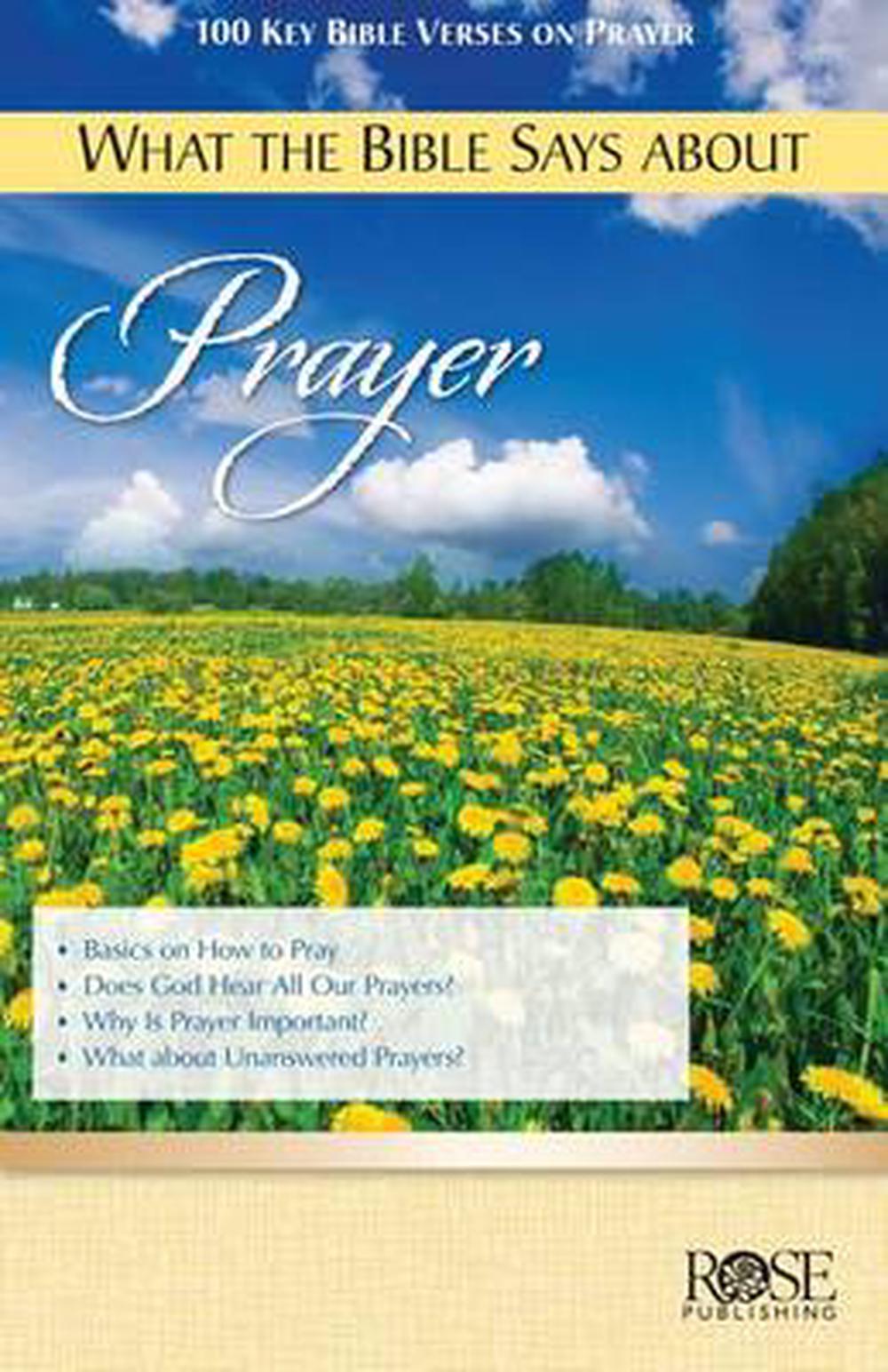 What the Bible Says About Prayer (pack of 5)