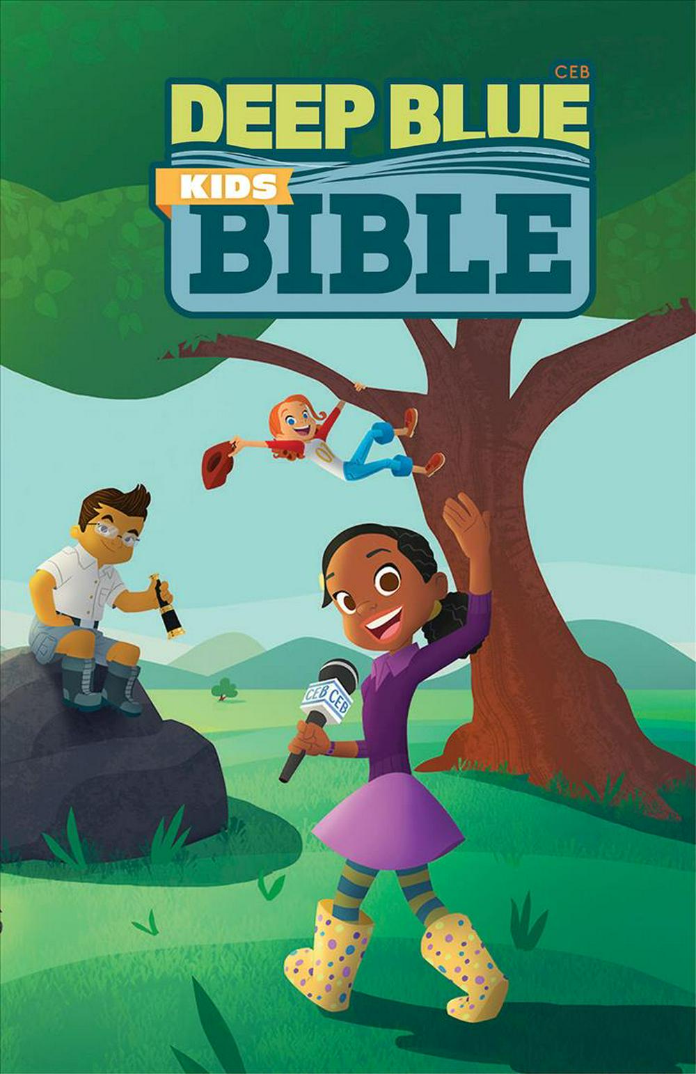 CEB Deep Blue Kids Bible Wilderness Trail Paperback - Re-vived