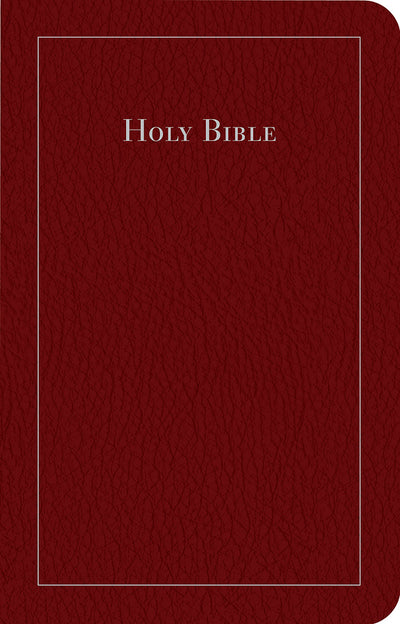 CEB Common English Thinline Bible, Burgundy