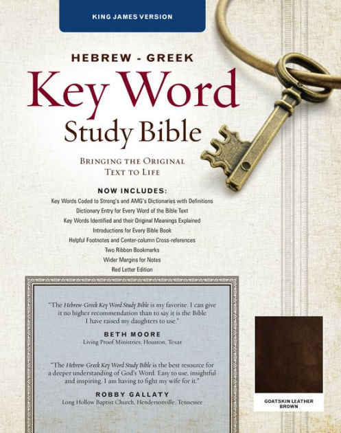 KJV Hebrew Greek Key Word Study Bible