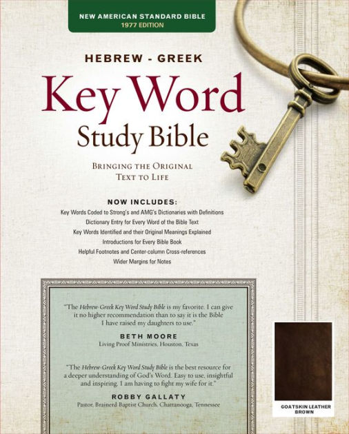 The NASB Hebrew-Greek Key Word Study Bible - Re-vived