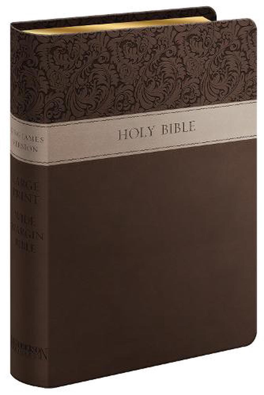 KJV Large Print Wide Margin Bible - Re-vived