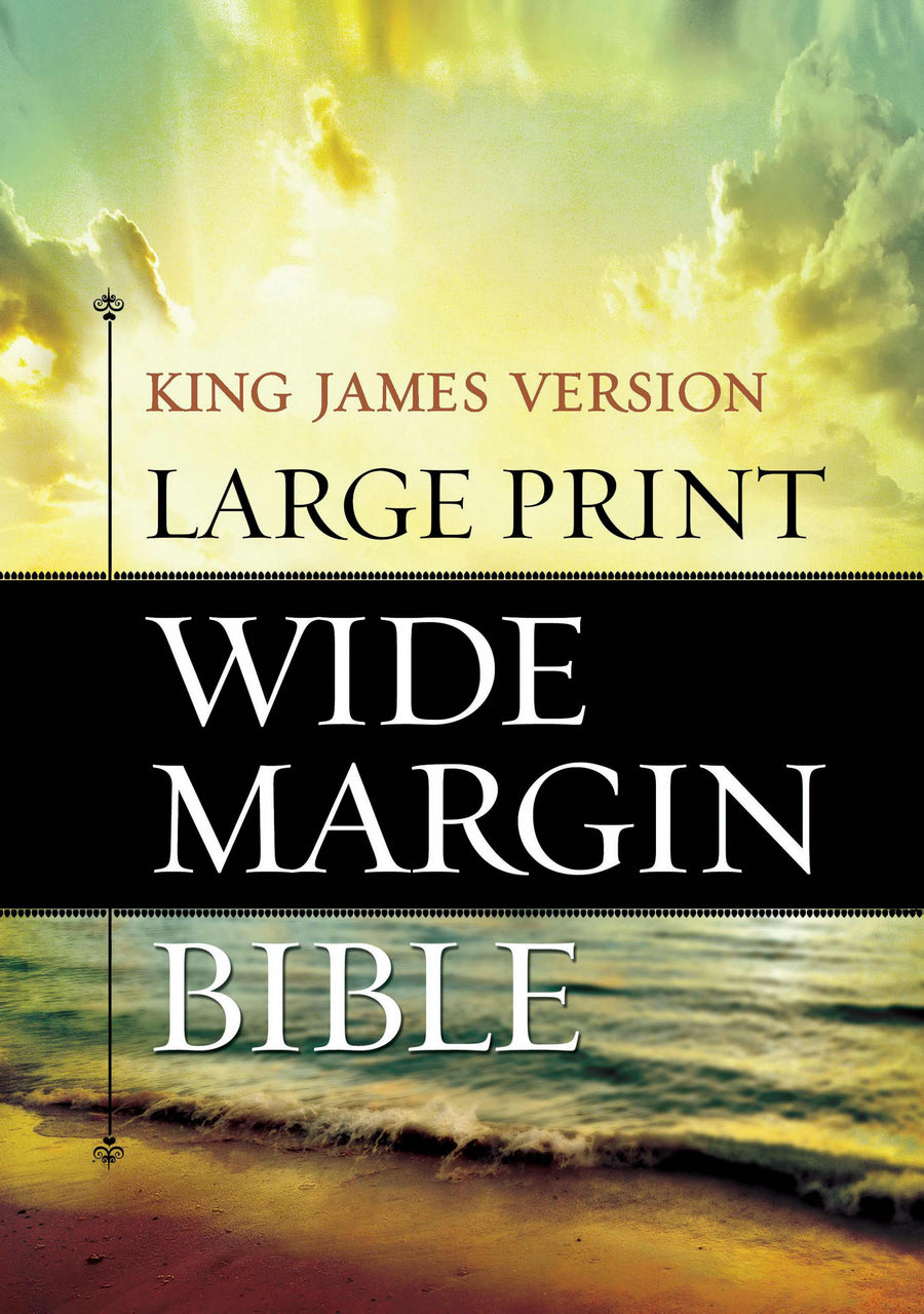KJV Large Print Wide Margin Bible - Re-vived