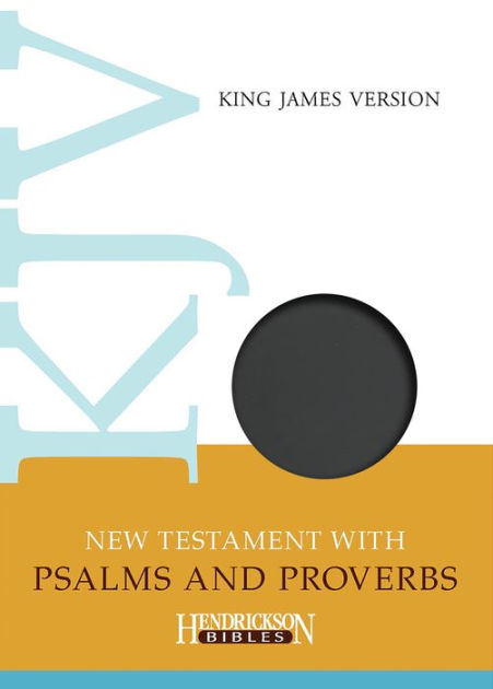 KJV New Testament with Psalms and Proverbs, Black - Re-vived
