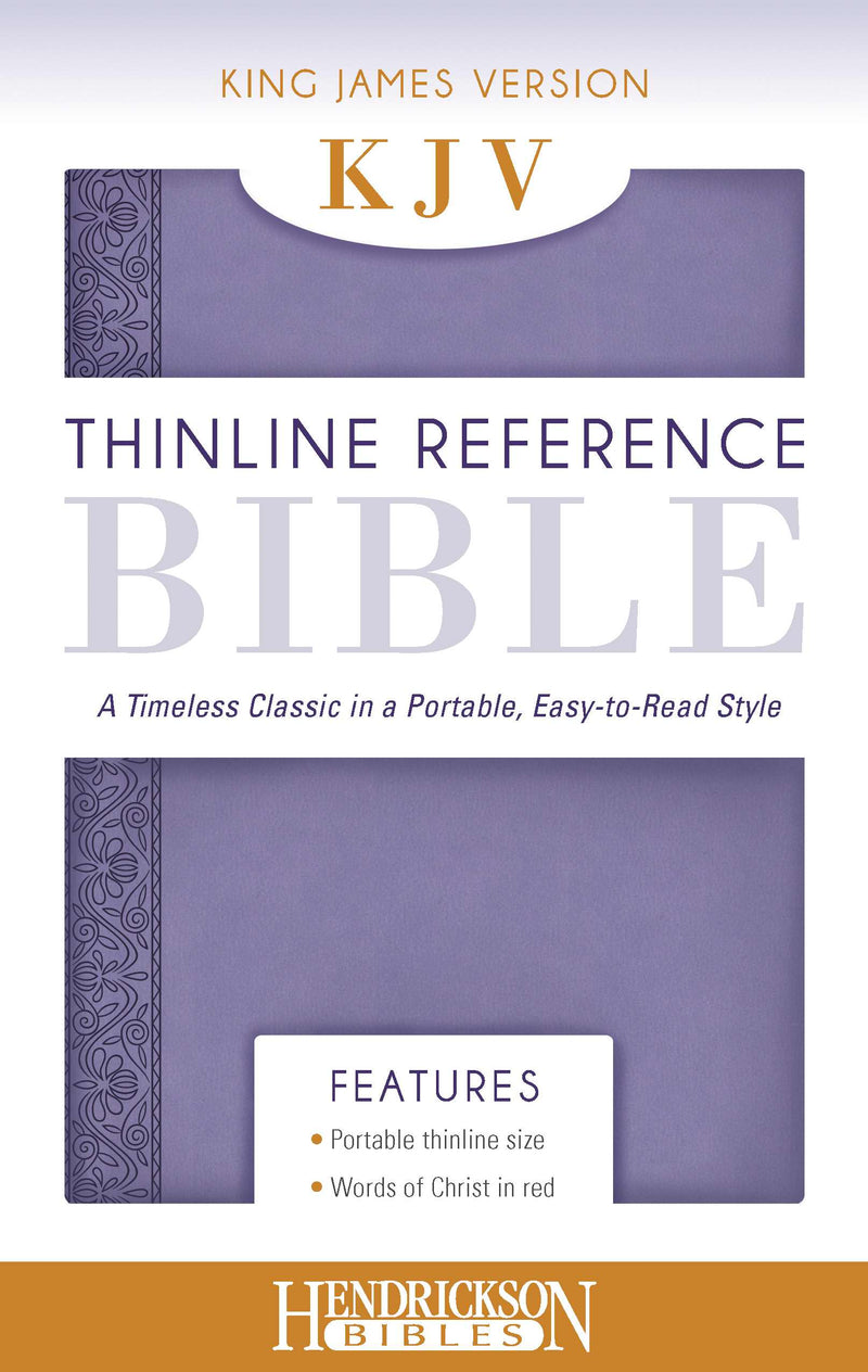 KJV Thinline Reference Bible, Lilac - Re-vived