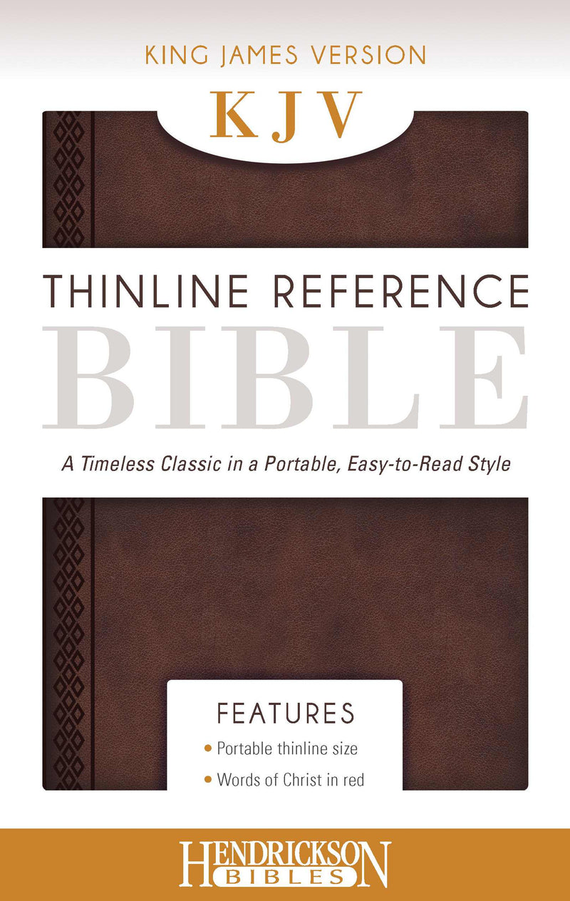 KJV Thinline Reference Bible, Brown