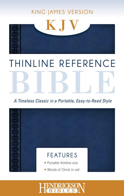 KJV Thinline Reference Bible, Midnight Blue - Re-vived