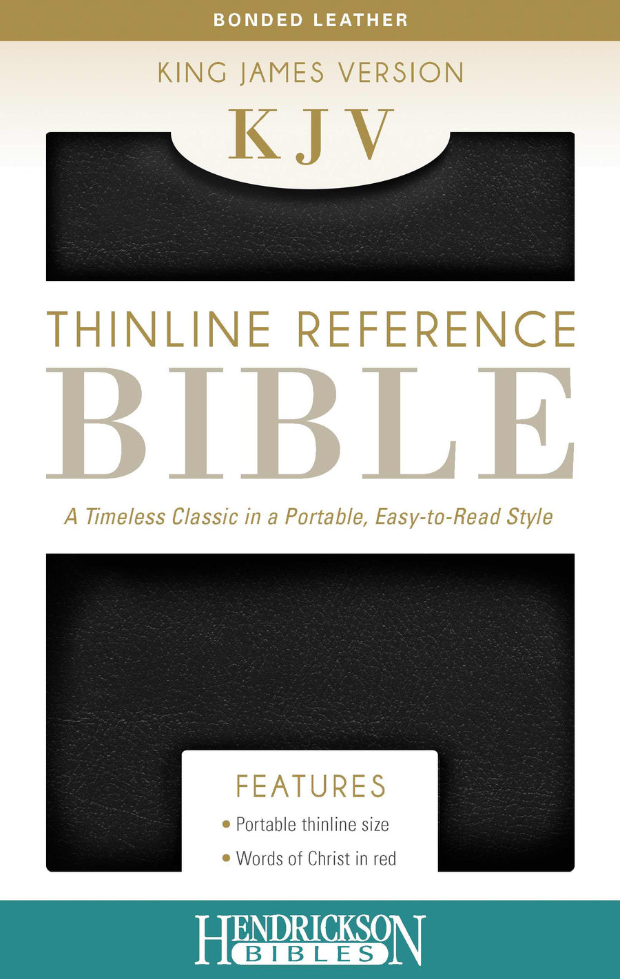 KJV Thinline Reference Bible, Black - Re-vived