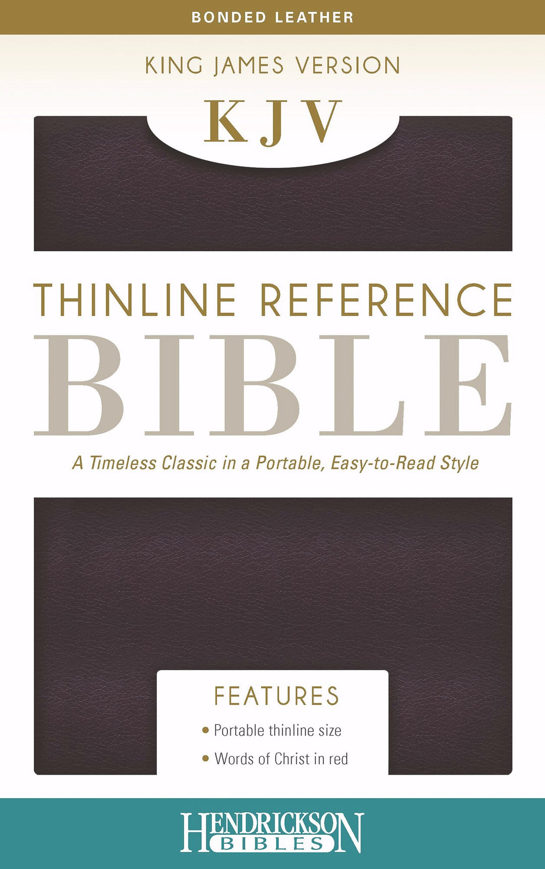 KJV Thinline Reference Bible, Burgundy - Re-vived