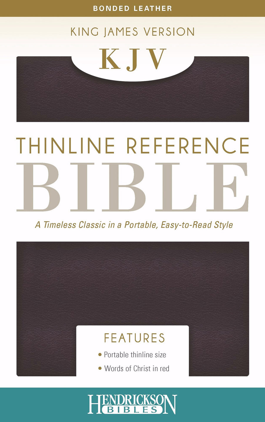 KJV Thinline Reference Bible, Burgundy - Re-vived