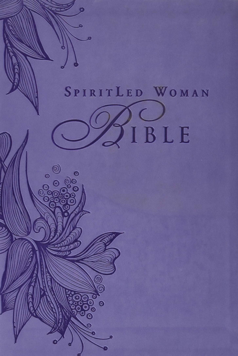 MEV SpiritLed Woman Bible Purple Imitation Leather